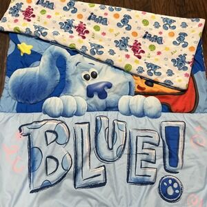 Blues Clues Throw Blanket Nick Jr Reversible / Fleece / Kids /Toddler Character